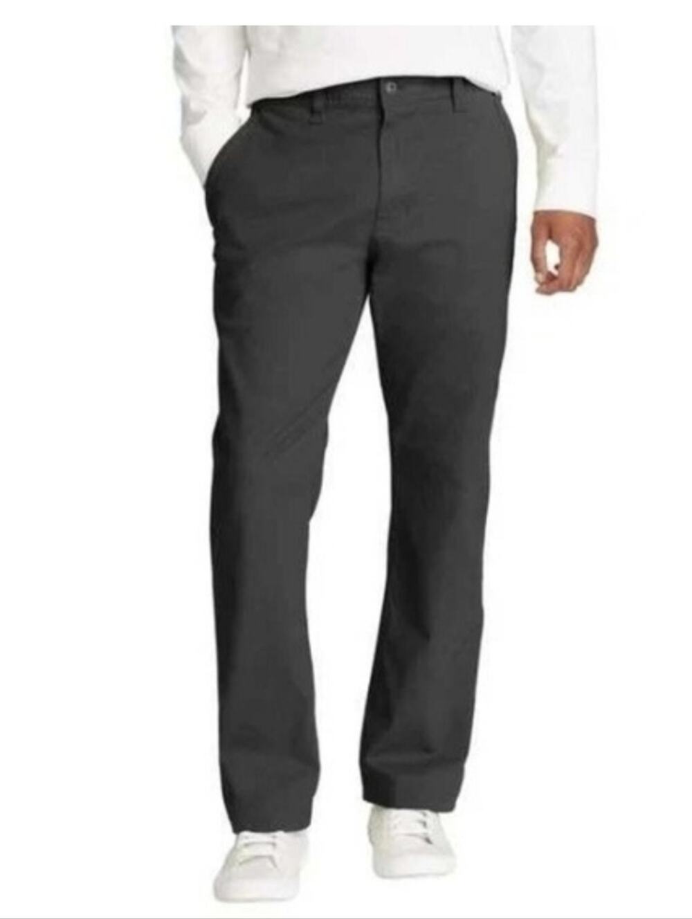 NWT Eddie Bauer Canvas Utility Pants Gray Lot Of 2 Pairs Size 40x32